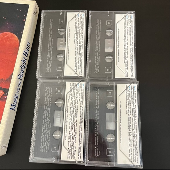 Vintage Reader’s Digest Boxed 4 Cassette Music Fot the Starlight Hours - Picture 2 of 6